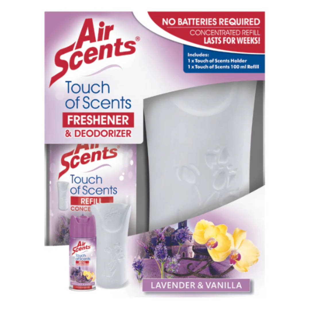 Press Dispenser Air Freshner Unit and refills (100ml)