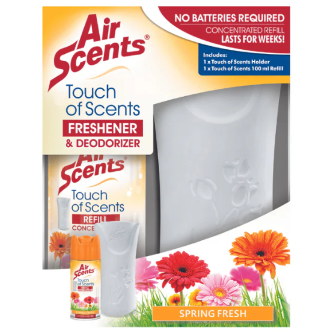 Press Dispenser Air Freshner Unit and refills (100ml)
