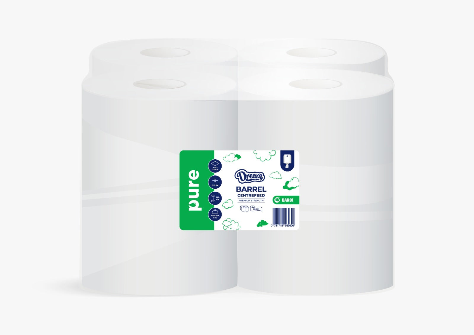 Dream Pure Barrel / Centrefeed Paper