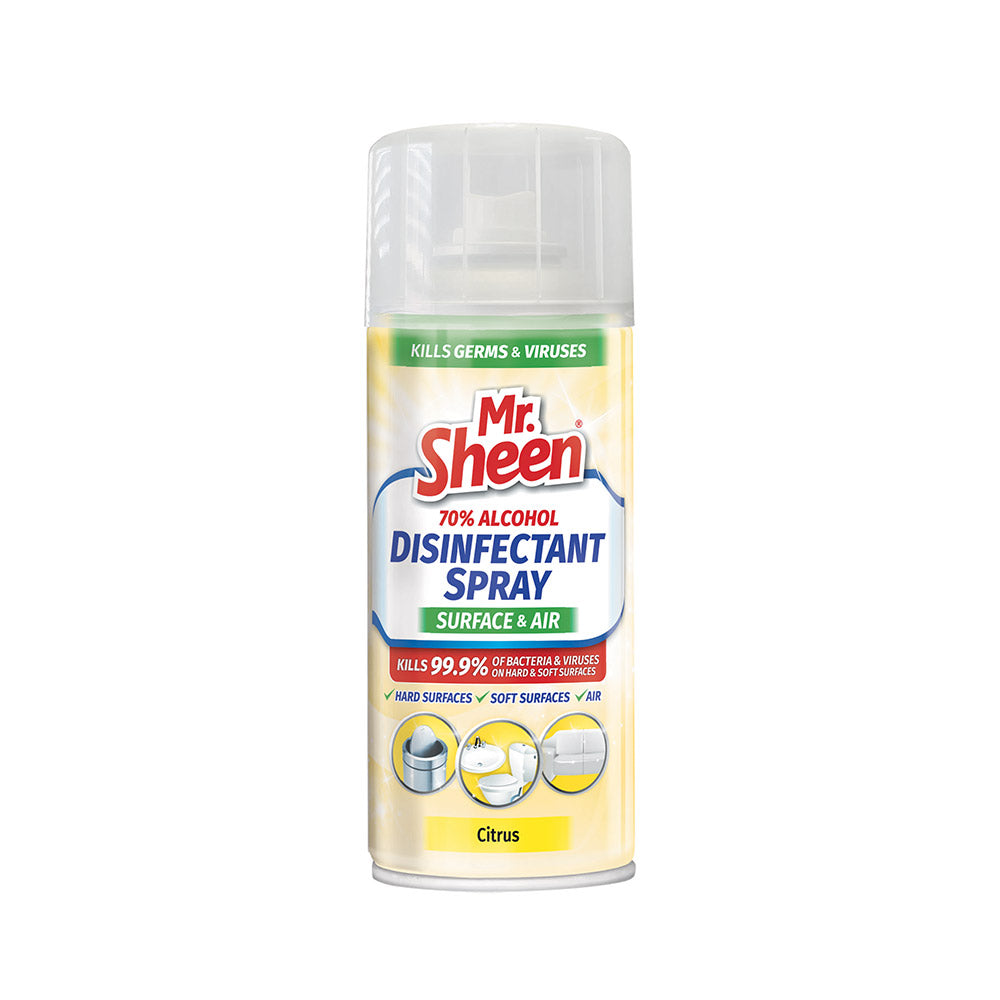 Mr Sheen Disinfectant Aerosol Spray