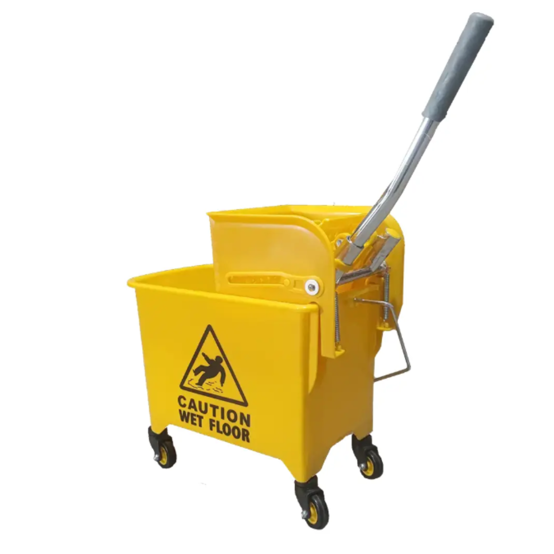 20L Bucket With Divider & Wringer BLUE B-line  (300g mop max)