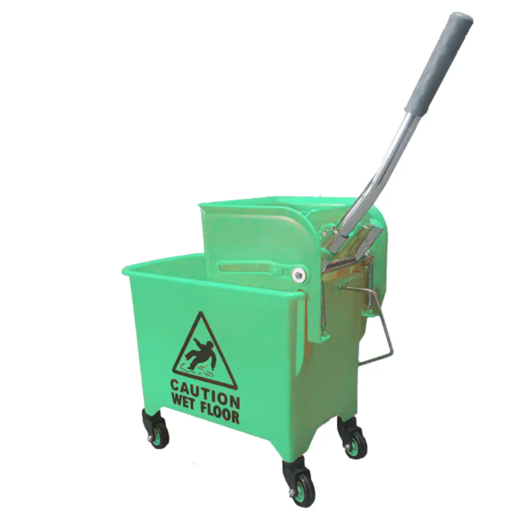 20L Bucket With Divider & Wringer BLUE B-line  (300g mop max)