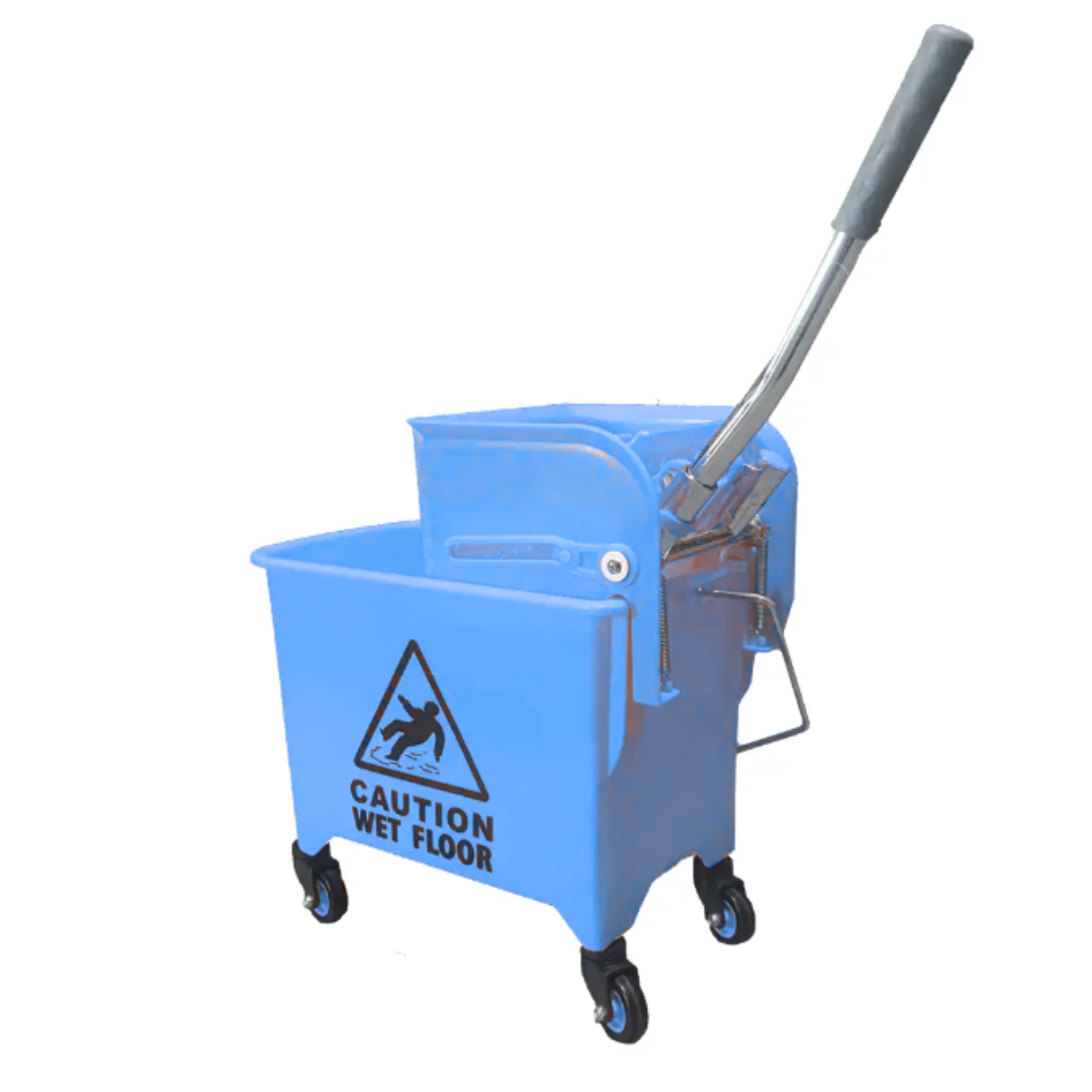 20L Bucket With Divider & Wringer BLUE B-line  (300g mop max)