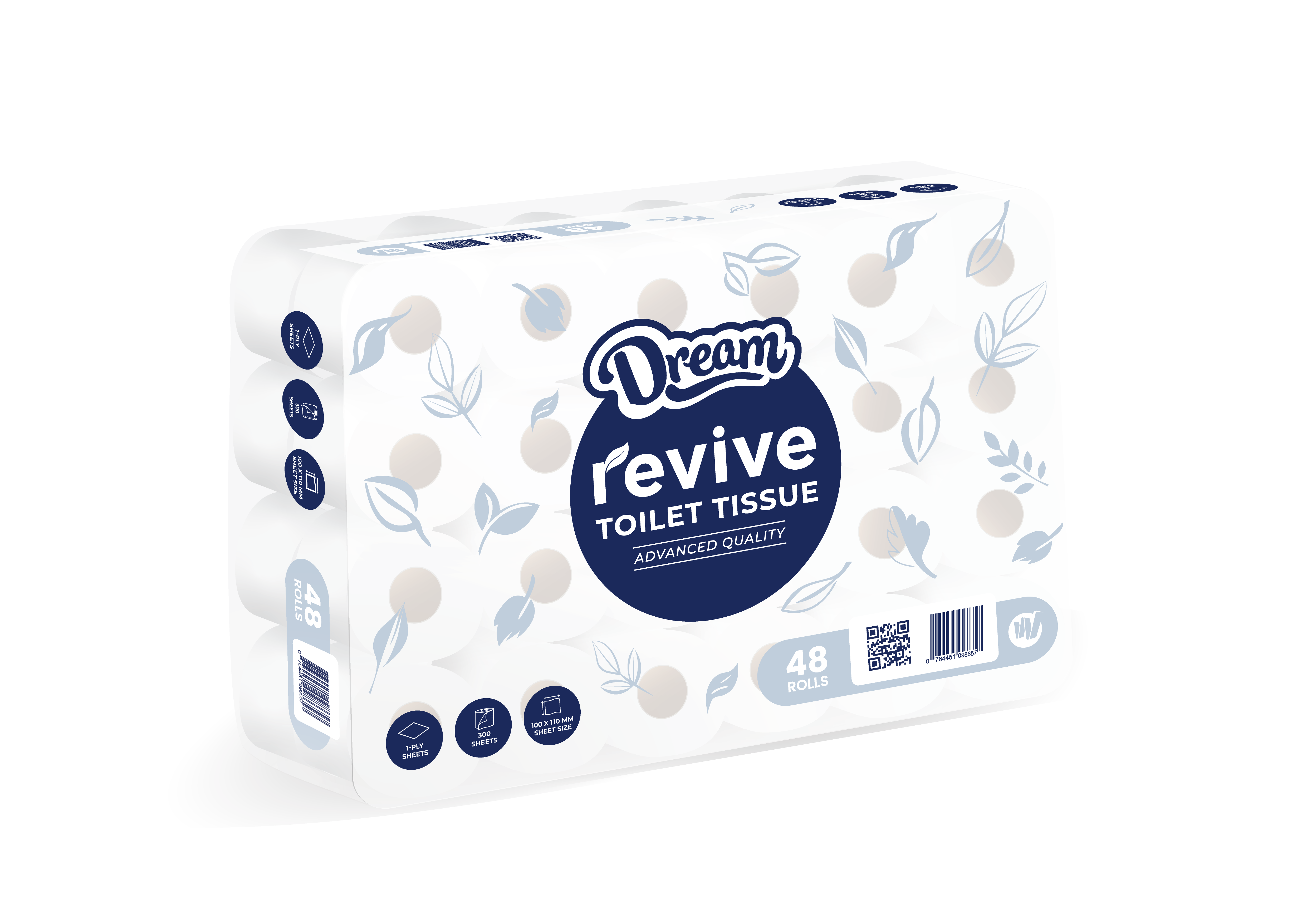 Dream Revive Toilet Paper Single Ply - Mixed Grade – Supreme Hygiene