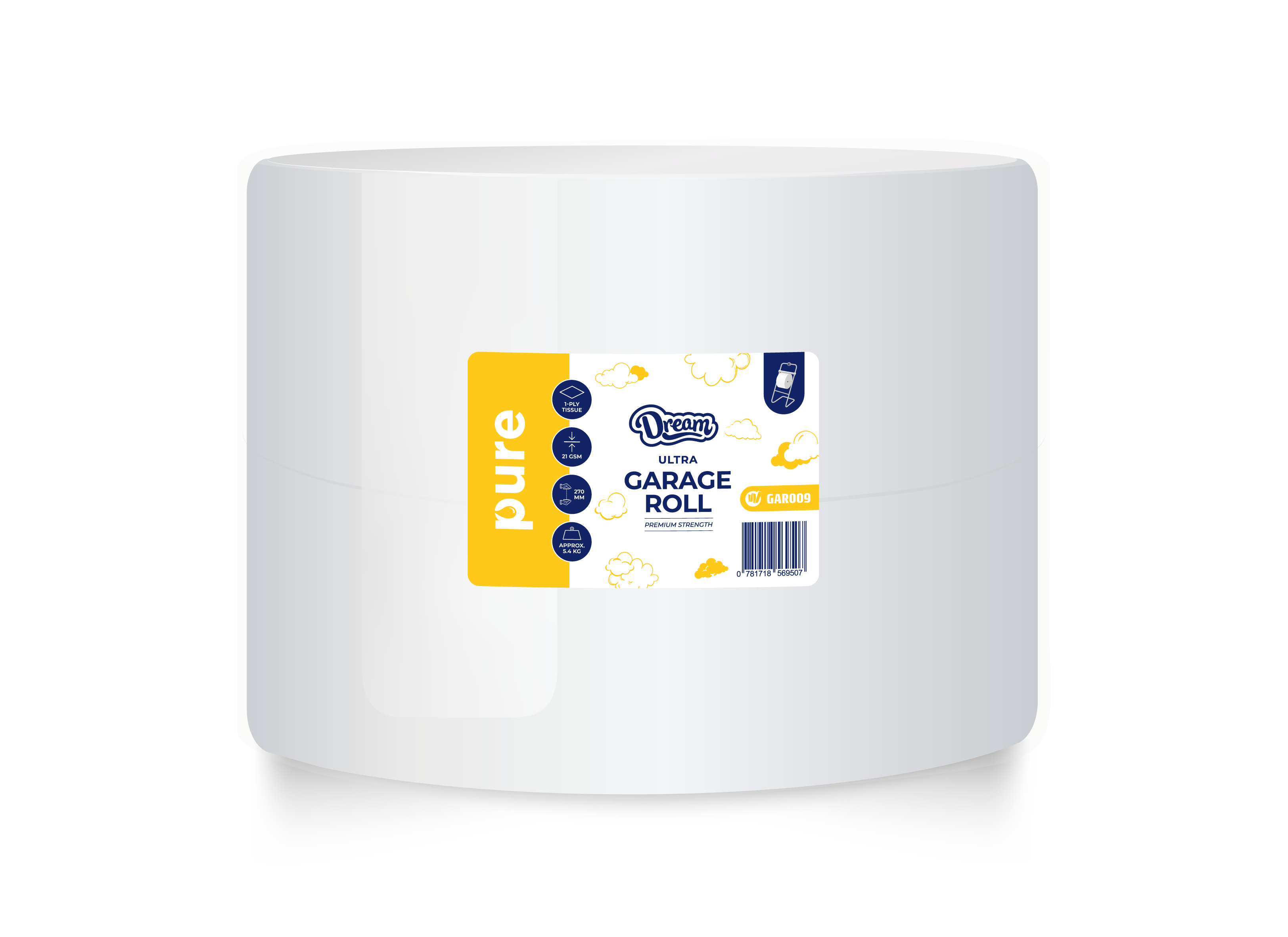 Dream Pure Garage Rolls / Jumbo Rolls