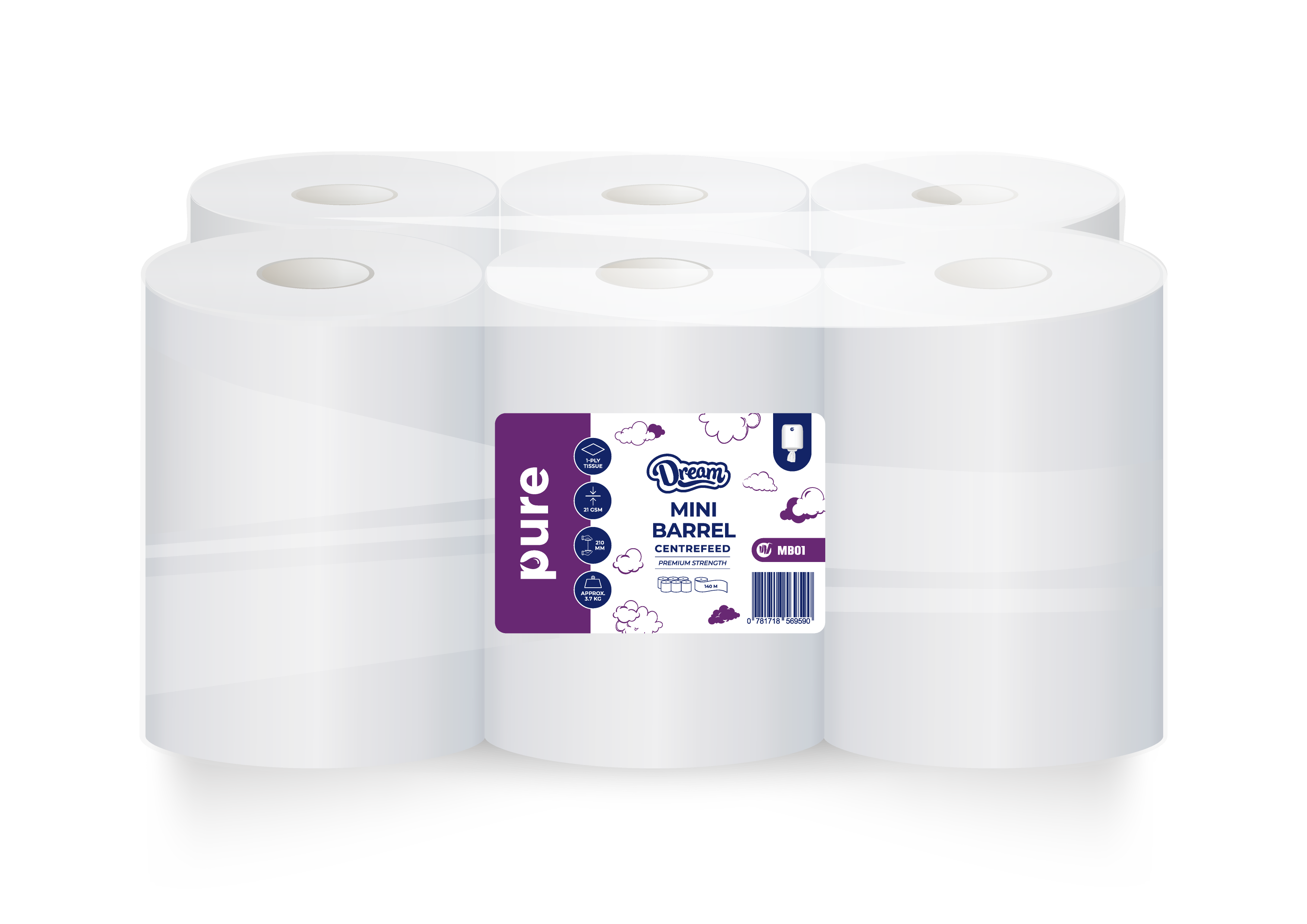 Dream Pure Barrel / Centrefeed Paper