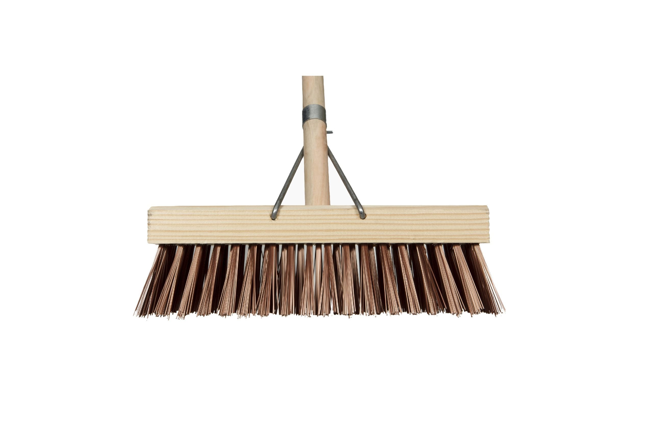 Platform Brooms Hard Brown - Standard/ Metal Stays