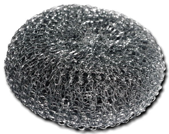 Steel Pot Scourers domestic/household PACKS OF 36