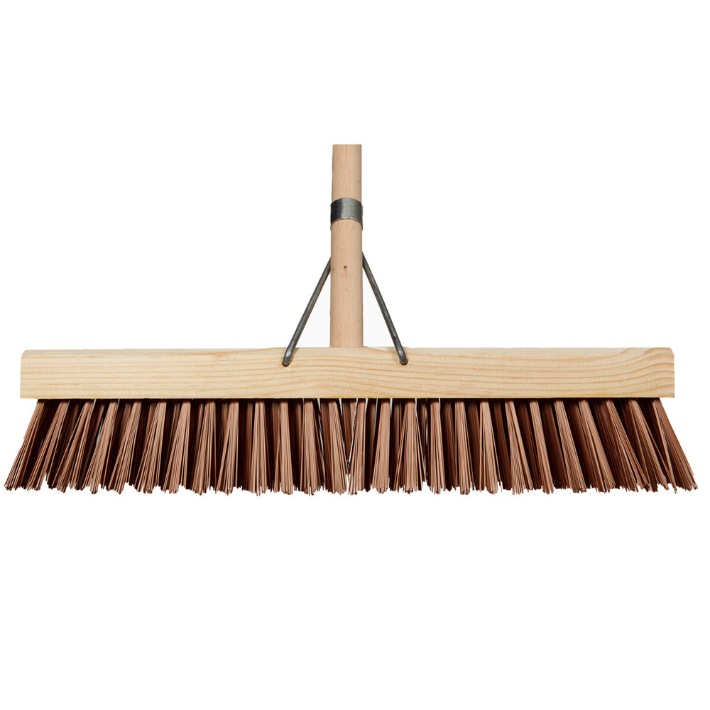 Platform Brooms Hard Brown - Standard/ Metal Stays