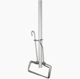 Fan Mop Spring Clip + Aluminium Handle