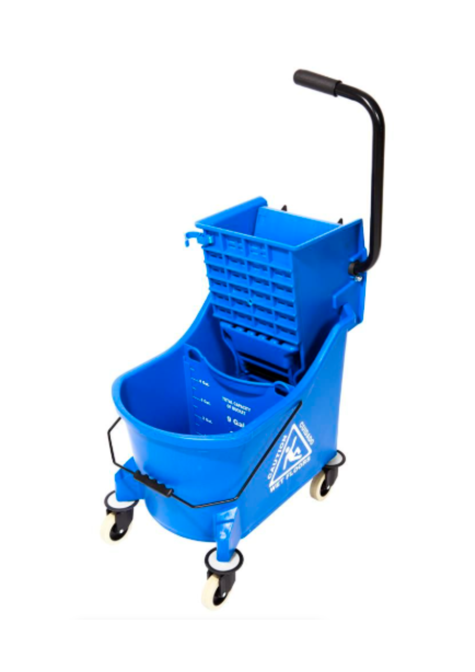 33L Maxi Bucket With Divider & Wringer (Blue) - Suitable for use with Flatmop